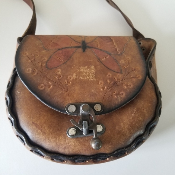 VintageLeather Saddle Bag